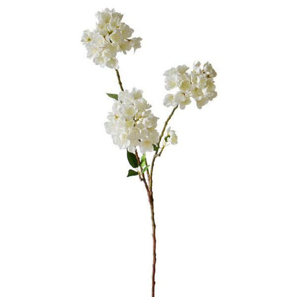 Κλαρί blossom x 3 Λουλούδια, Λευκό, 115cm