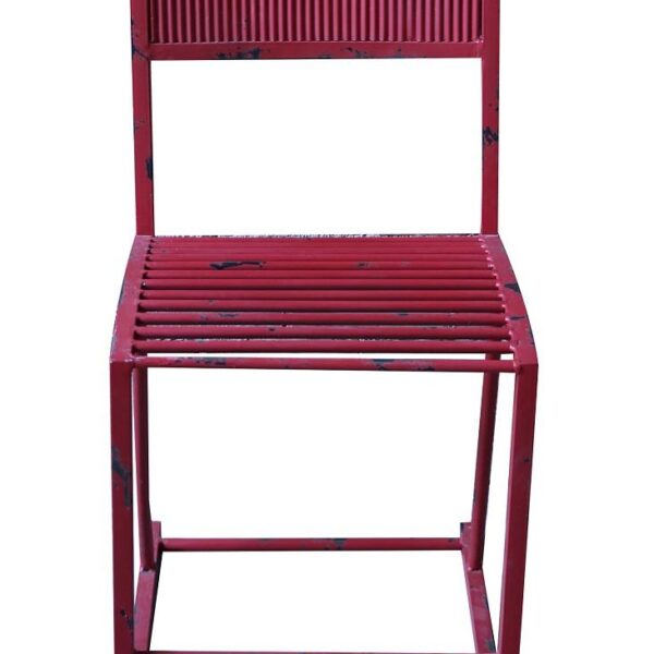 Καρέκλα Μεταλ. Κόκκινη 58χ40χ79.5εκ.
