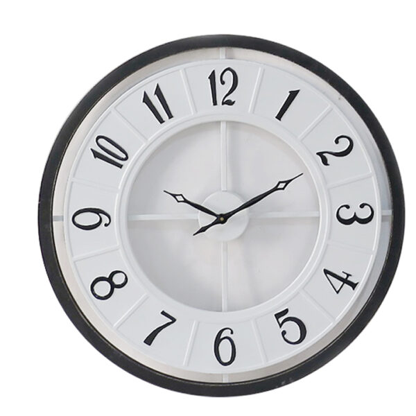 Ρολόι Τοίχου “Navy” Από Ξύλο & Σίδερο,70cm