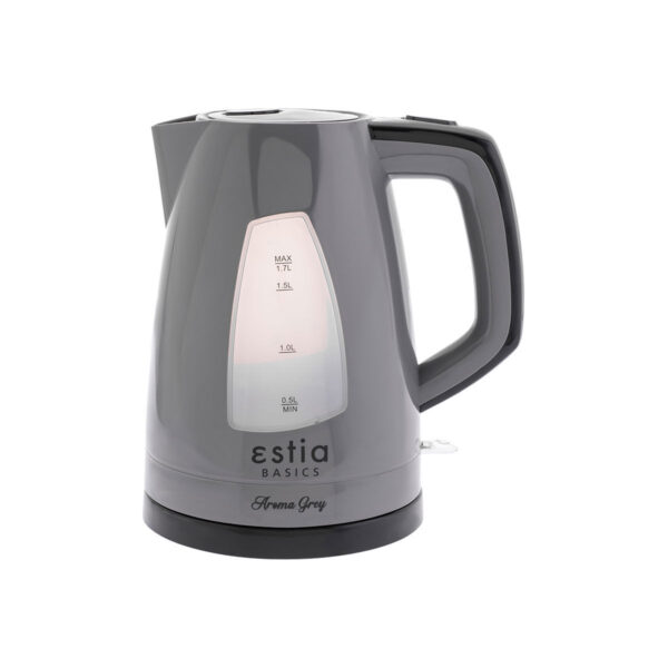 ESTIA Βραστηρας AROMA GREY Πλαστικος 2200w 1.7lt Γκρι