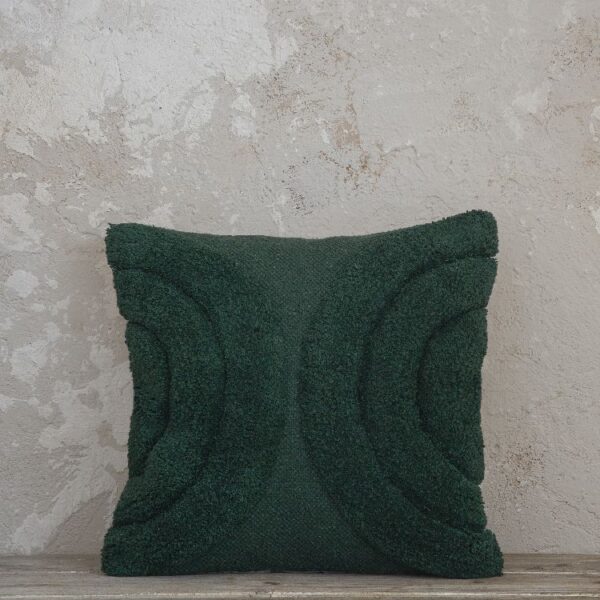 Διακοσμητικό Μαξιλάρι 45×45 – Hanna Dark Green