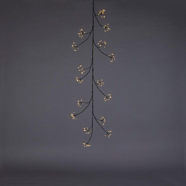 XMAS GLOW LED Γιρλαντα Θερμο Φως COPPER PVC Μαυρο 120cm