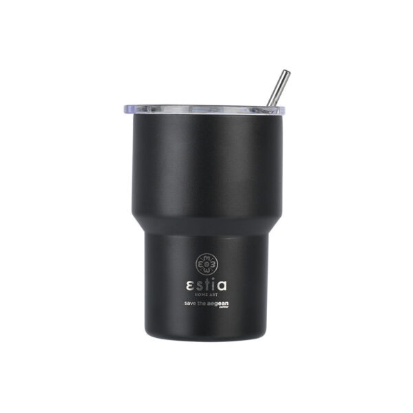 ESTIA Θερμος MUG LITE SAVE THE AEGEAN 4000ml MIDNIGHT BLACK