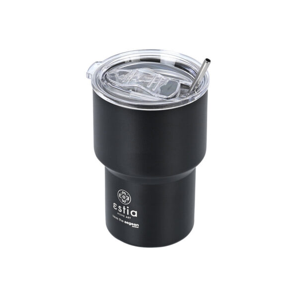 ESTIA Θερμος MUG LITE SAVE THE AEGEAN 4000ml MIDNIGHT BLACK