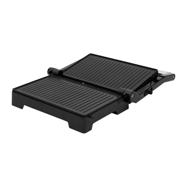 ESTIA Σαντουιτσιερα Γκριλιερα BLACK PLUS 2 Θεσεων 1000w Με Λειτουργια Ανοιγματος 180? Μαυρη