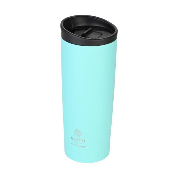 ESTIA Θερμος TRAVEL MUG SAVE THE AEGEAN 450ml BERMUDA GREEN