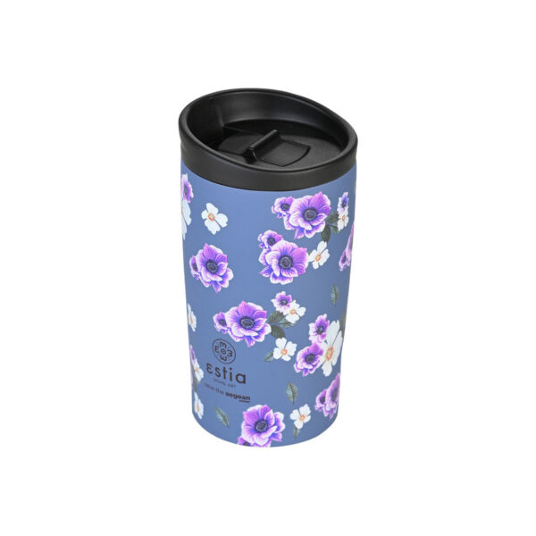 ESTIA Θερμος TRAVEL MUG SAVE THE AEGEAN 350ml GARDEN BLUE