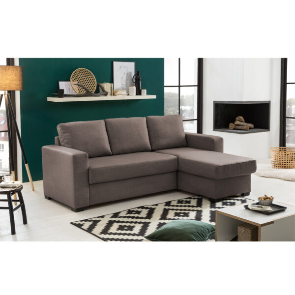 ALDO CRISTIANO Καναπες Κρεβατι Γωνια Αναστρεψιμη TAUPE R461 220x150xH88cm