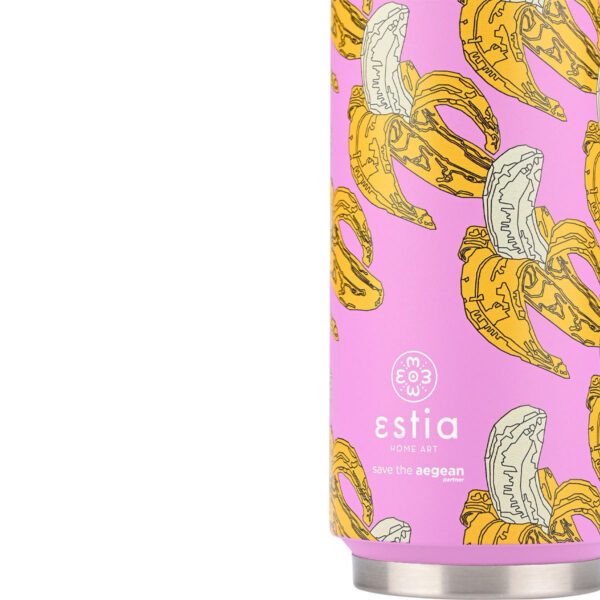 ESTIA Θερμος TRAVEL CUP SAVE THE AEGEAN 500ml BANANA SWIRL