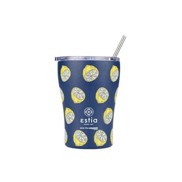 ESTIA Θερμος COFFEE MUG SAVE THE AEGEAN 350ml CITRUS INFUSION