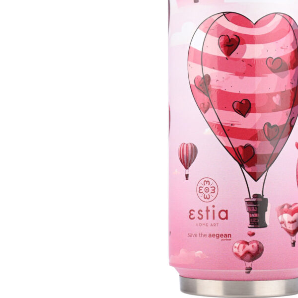 ESTIA Θερμος TRAVEL CUP SAVE THE AEGEAN 500ml LOVE ASCEND