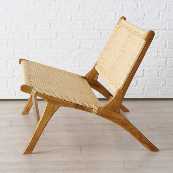 Παγκακι Revio, H69cm, Ξυλο Natural teakwood