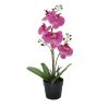 ORCHID 3 Τεχνητο Φυτο PE⁄PP PEVA Λευκο Πρασινο H35cm