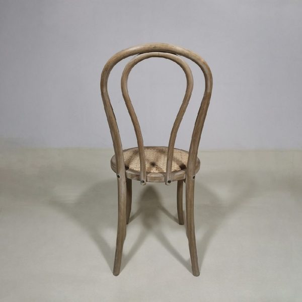 Καρεκλα BEECH WOOD ANT.GREY W⁄RATTAN SEAT W42xD42xH46⁄88CM