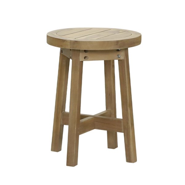 ANASA SIDE TABLE Φυσικο 40x40xH48cm