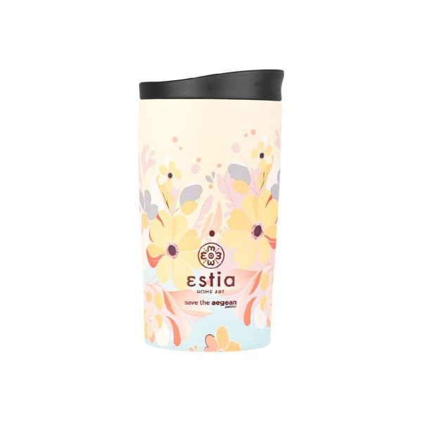 ESTIA Θερμος TRAVEL MUG SAVE THE AEGEAN 350ml SPRING SONATA