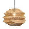 ANKUR Φωτιστικο Οροφης Μεταλλο RATTAN Φυσικο 57x48xH32cm