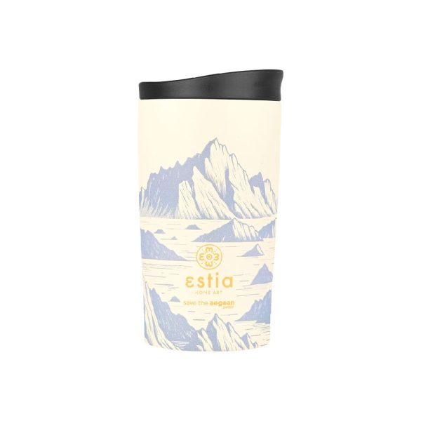 ESTIA Θερμος TRAVEL MUG SAVE THE AEGEAN 350ml ALPINE ESSENCE