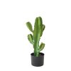 CANDELABRA CACTUS Τεχνητο Φυτο Κακτος Σε Γλαστρα PU Πρασινο H70cm