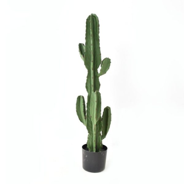 CANDELABRA CACTUS Τεχνητο Φυτο Κακτος Σε Γλαστρα PU Πρασινο H105cm