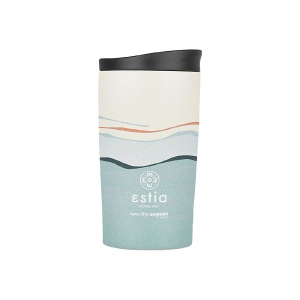 ESTIA Θερμος TRAVEL MUG SAVE THE AEGEAN 350ml ECOZEN HORIZON