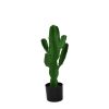 CANDELABRA CACTUS Τεχνητο Φυτο Κακτος Σε Γλαστρα PU Πρασινο H105cm