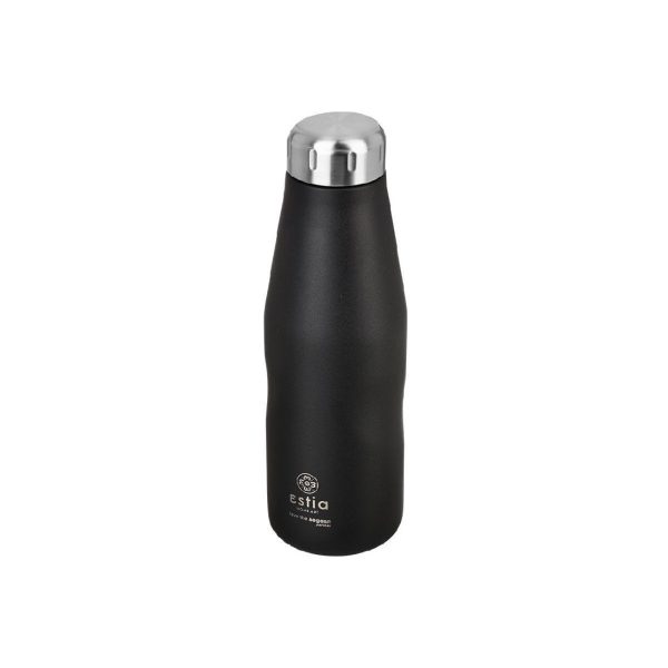 ESTIA Θερμος TRAVEL FLASK SAVE THE AEGEAN 500ml MATTE BLACK