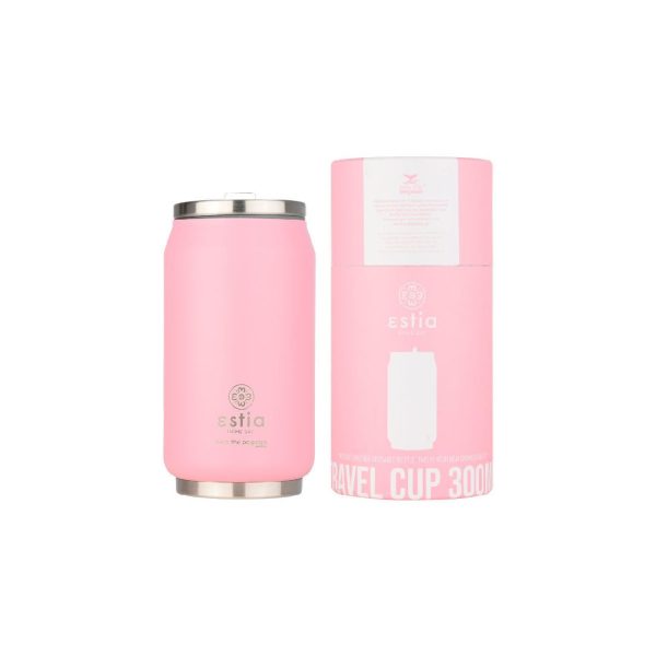 ESTIA Θερμος TRAVEL CUP SAVE THE AEGEAN 300ml BLOSSOM ROSE