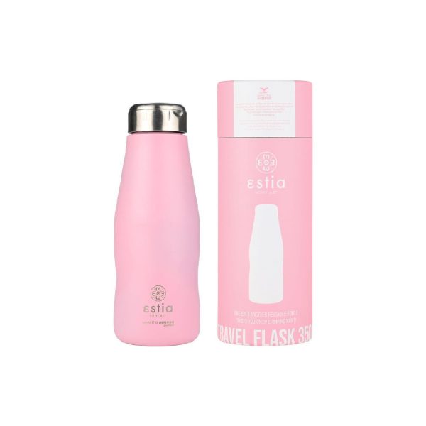 ESTIA Θερμος TRAVEL FLASK SAVE THE AEGEAN 350ml BLOSSOM ROSE