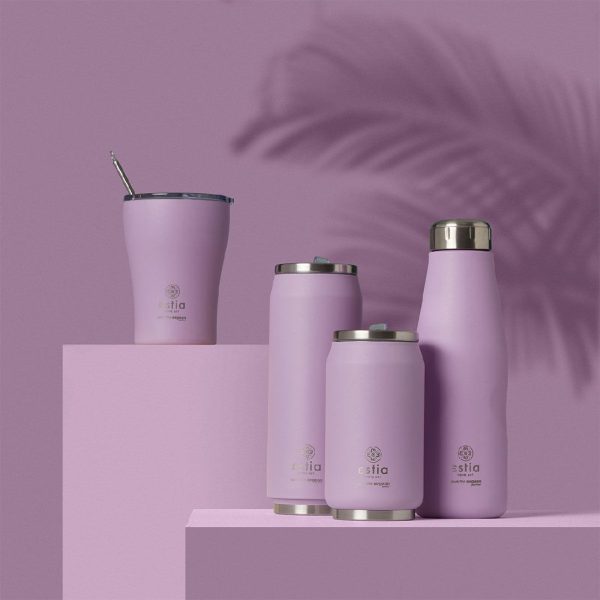 ESTIA Θερμος TRAVEL CUP SAVE THE AEGEAN 500ml MATTE PURPLE