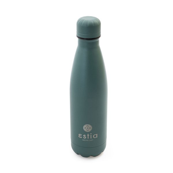 ESTIA Θερμος TRAVEL FLASK SAVE THE AEGEAN 500ml PINE GREEN