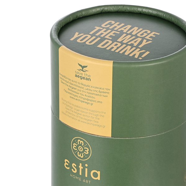 ESTIA Θερμος TRAVEL CHUG SAVE THE AEGEAN 500ml FOREST SPIRIT