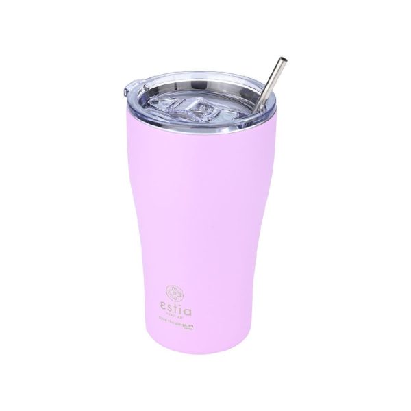 ESTIA Θερμος COFFEE MUG SAVE THE AEGEAN 500ml LAVENDER PURPLE