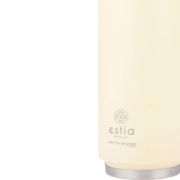 ESTIA Θερμος TRAVEL CUP SAVE THE AEGEAN 500ml LILY WHITE