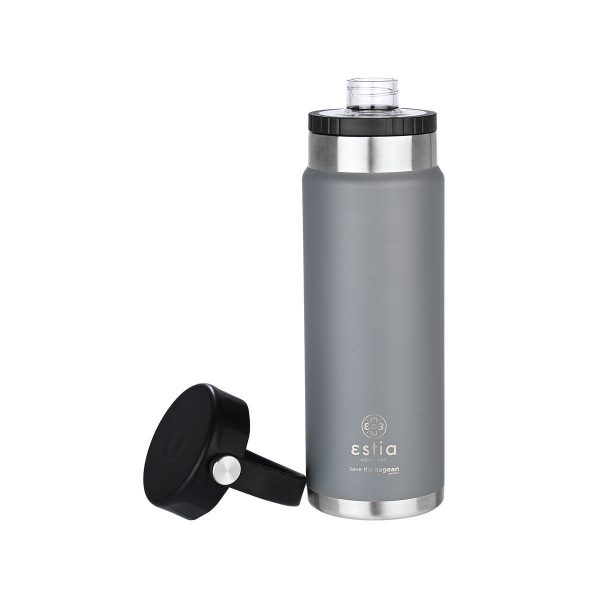 ESTIA Θερμος TRAVEL CHUG SAVE THE AEGEAN 750ml FJORD GREY