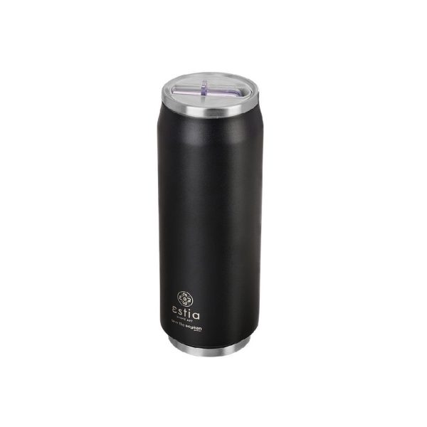 ESTIA Θερμος TRAVEL CUP SAVE THE AEGEAN 500ml MIDNIGHT BLACK