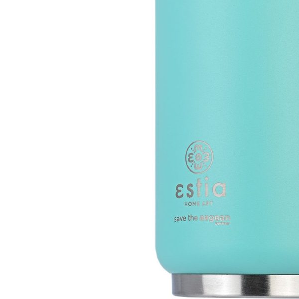 ESTIA Θερμος TRAVEL CUP SAVE THE AEGEAN 300ml BERMUDA GREEN