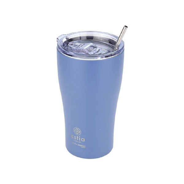 ESTIA Θερμος COFFEE MUG SAVE THE AEGEAN 500ml DENIM BLUE