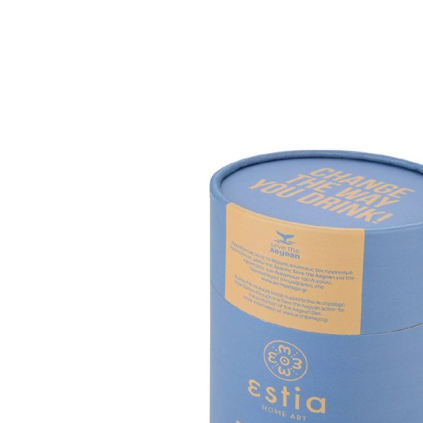 ESTIA Θερμος COFFEE MUG SAVE THE AEGEAN 500ml DENIM BLUE