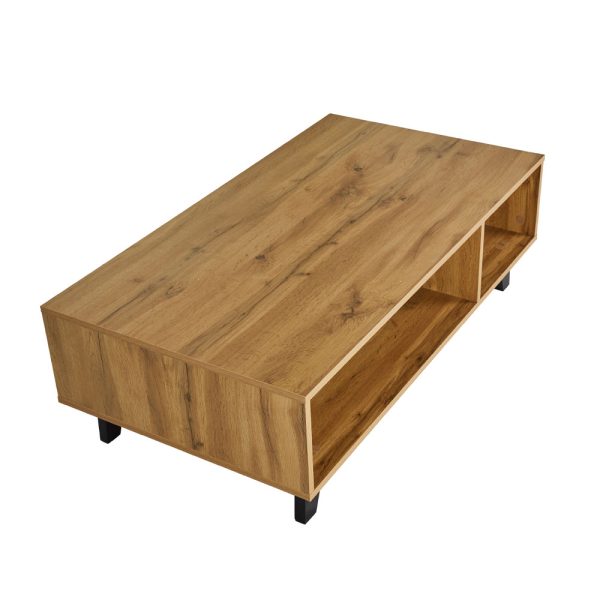 ARABICA COFFEE TABLE SONOMA Μαυρο Μαυρο 110x60xH35cm