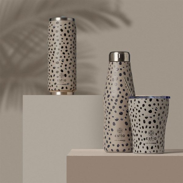 ESTIA Θερμος TRAVEL CUP SAVE THE AEGEAN 500ml LEOPARD TAUPE