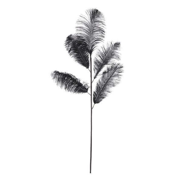 Κλαδι Πουπουλο Μαυρο – L125 W30cm feather