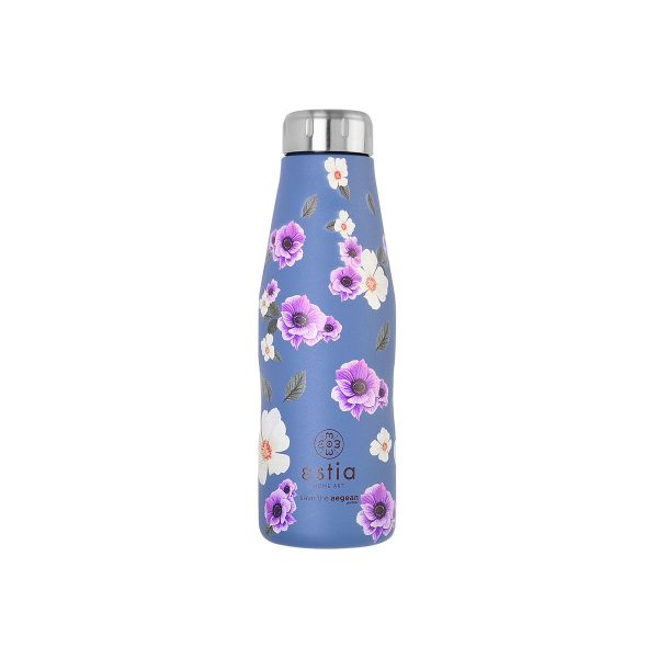 ESTIA Θερμος TRAVEL FLASK SAVE THE AEGEAN 500ml GARDEN BLUE