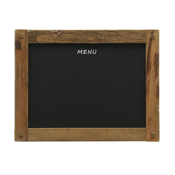 Μαυροπίνακας Menu Με Ξύλινη Κορνίζα, 55x41cm