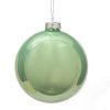 Glass Ball Pearl Green,D.:10cm