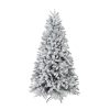 XMAS PINE Δεντρο Χιονισμενο Με LED PVC Πρασινο Λευκο 117x117xH180cm