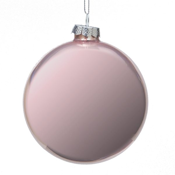 Glass Ball Pearl Pink,D.:10cm