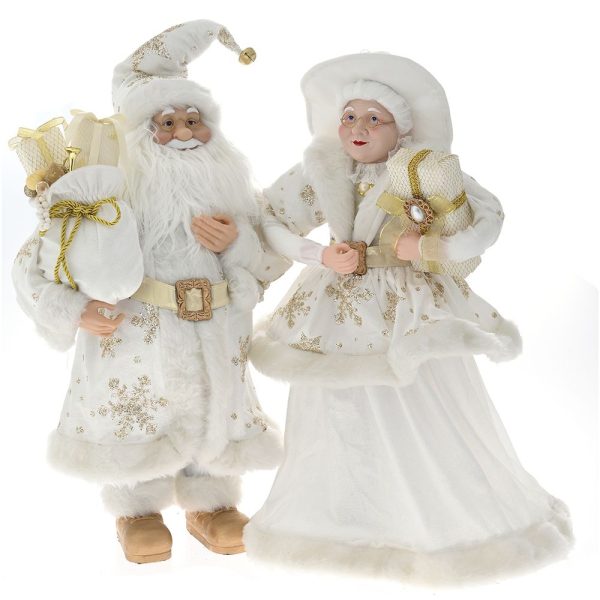 Λευκο Ζευγαρι MR. AND MRS SANTA 65EK Σετ