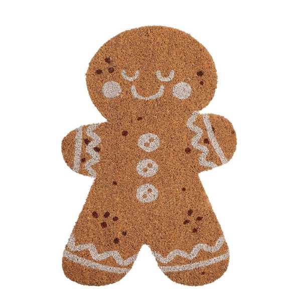 Πατακι Εισοδου Σχεδιο gingerbread Καφε – 60χ40χ1,5cm Κοκοφοινικας