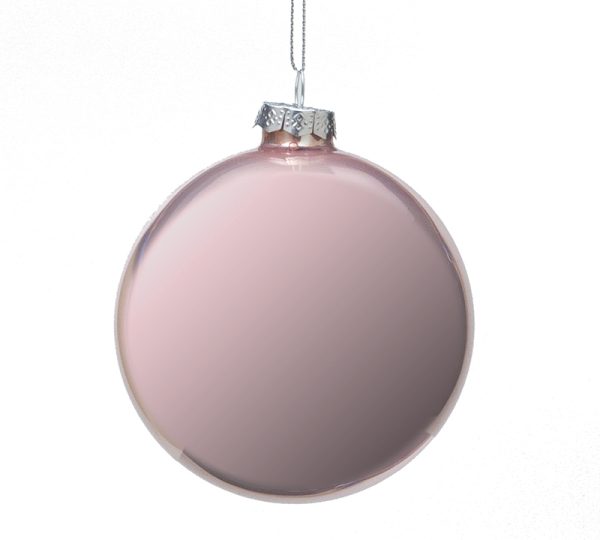 Glass Ball Pearl Pink,D.8cm